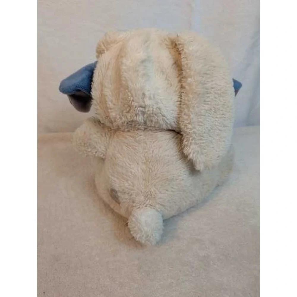 Disney Store Stitch Plush Bunny Costume Blue White Gingham Bow Vintage Toy